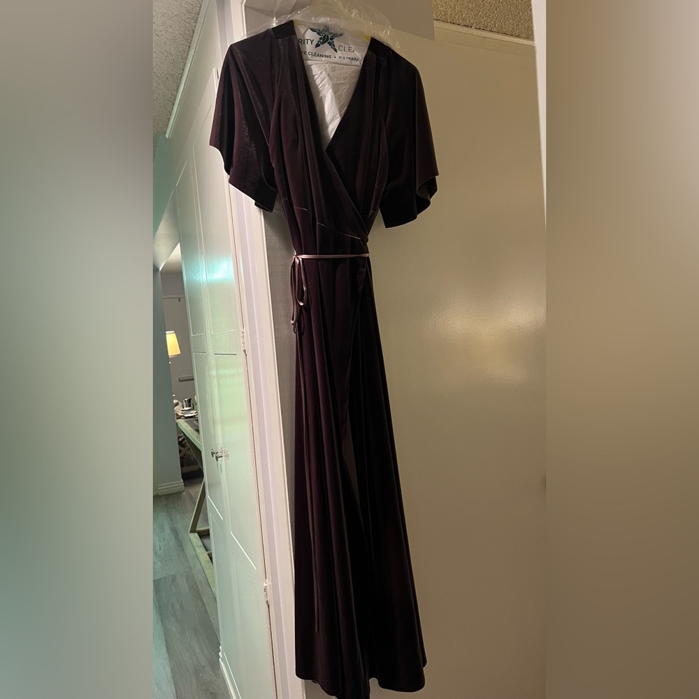Jenny Yoo Elegant Brown Dress
